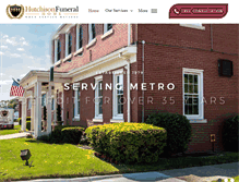 Tablet Screenshot of hutchisonfuneralhome.com